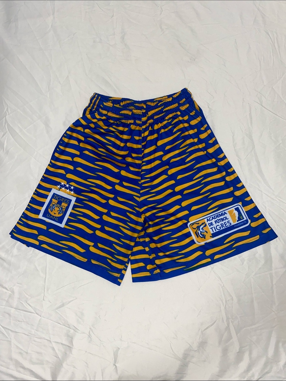Tigres UANL Athletic Shorts — Blue & Yellow Men’s Training Shorts